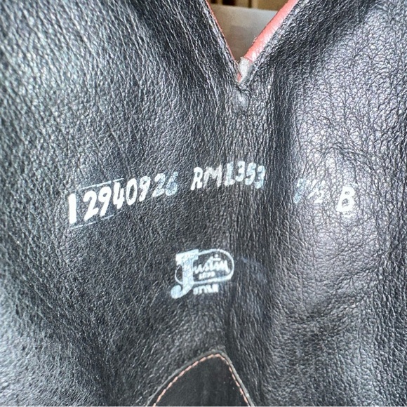 Justin Reba McEntire Chelsea Cognac Tall Top Boot- Women’s Size 7.5B - Picture 8 of 9